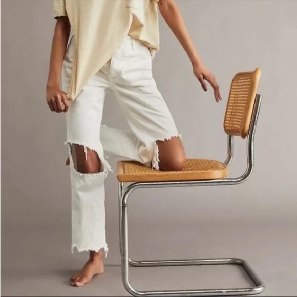 NWT Free People Maggie Mid Rise Straight Leg Jeans - Picture 1 of 9